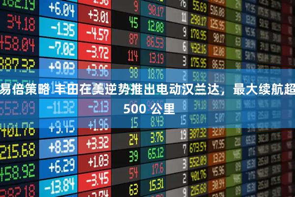 易倍策略 丰田在美逆势推出电动汉兰达，最大续航超 500 公里