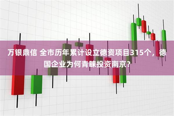 万银鼎信 全市历年累计设立德资项目315个，德国企业为何青睐投资南京？